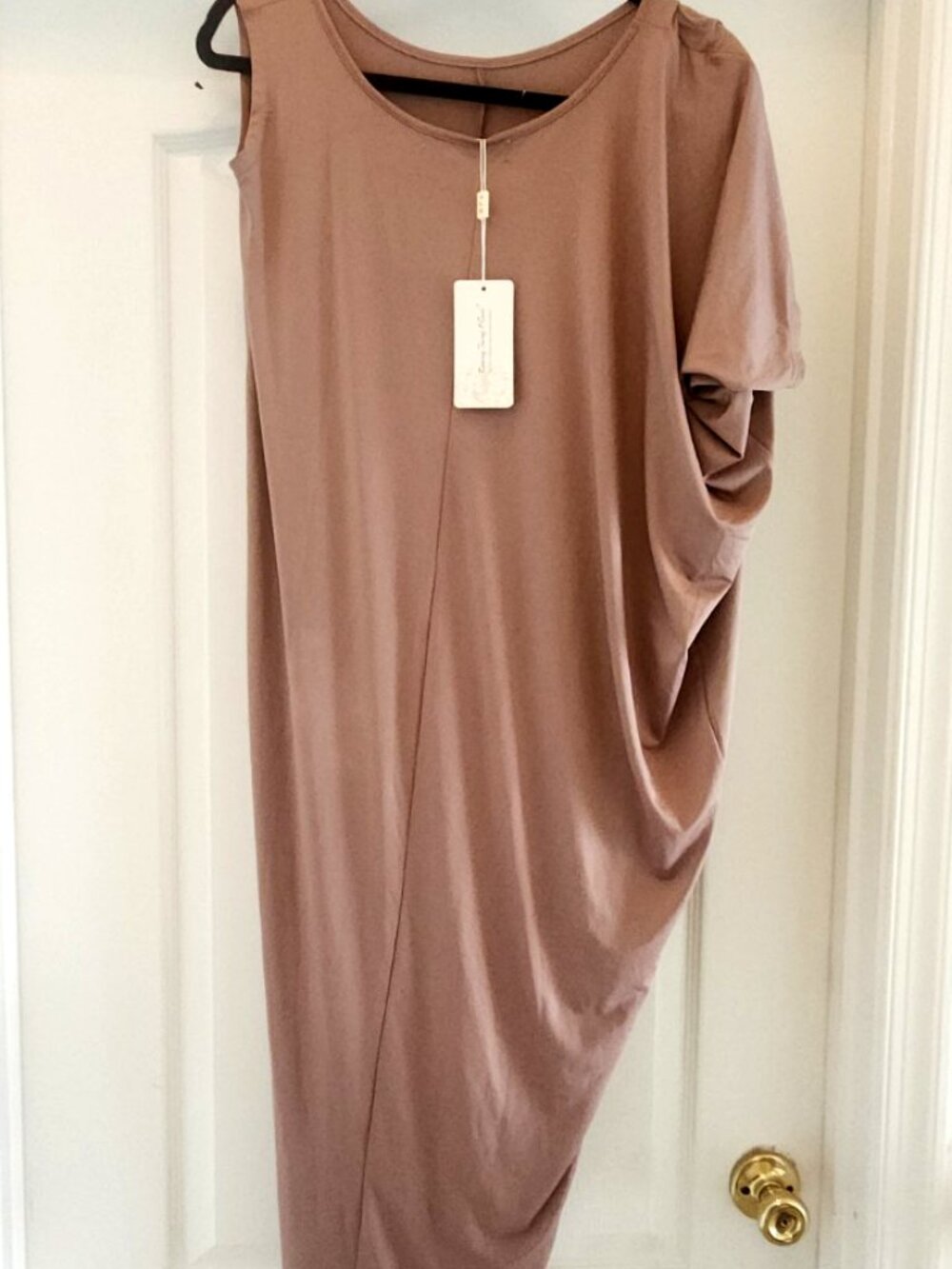Asymmetrical Draped Dress